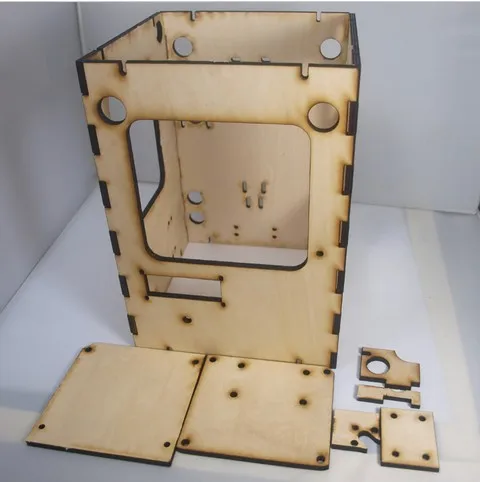

3d Printer ReprapTantillus 3D Printer 6mm wooden Laser Cut Frame kit/set 6mm thickness high quality free shipping
