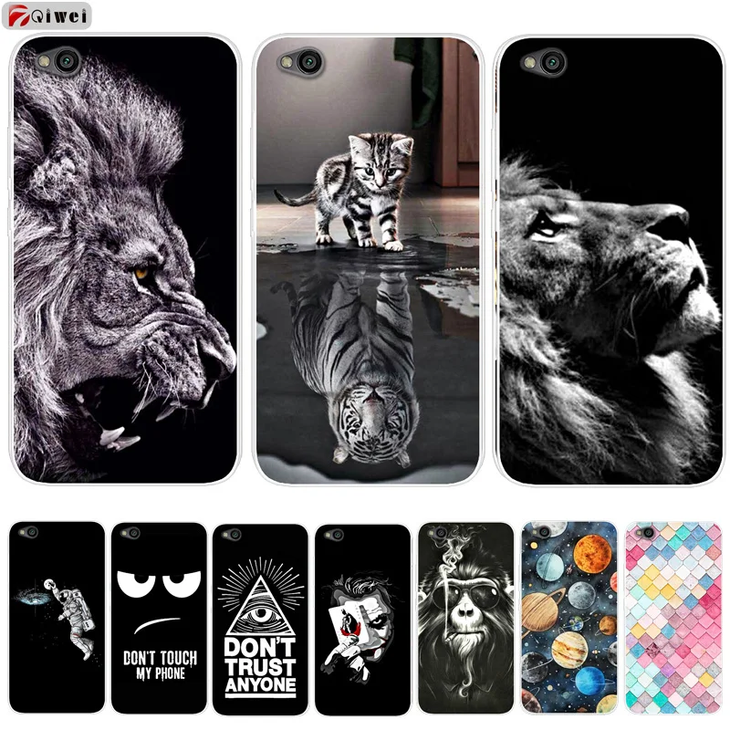 

For Coque Xiaomi Redmi Go Case Black Silicone Back Cover For Xiaomi Redmi Go Global Version Cases Funda Soft TPU Capas Hoesjes