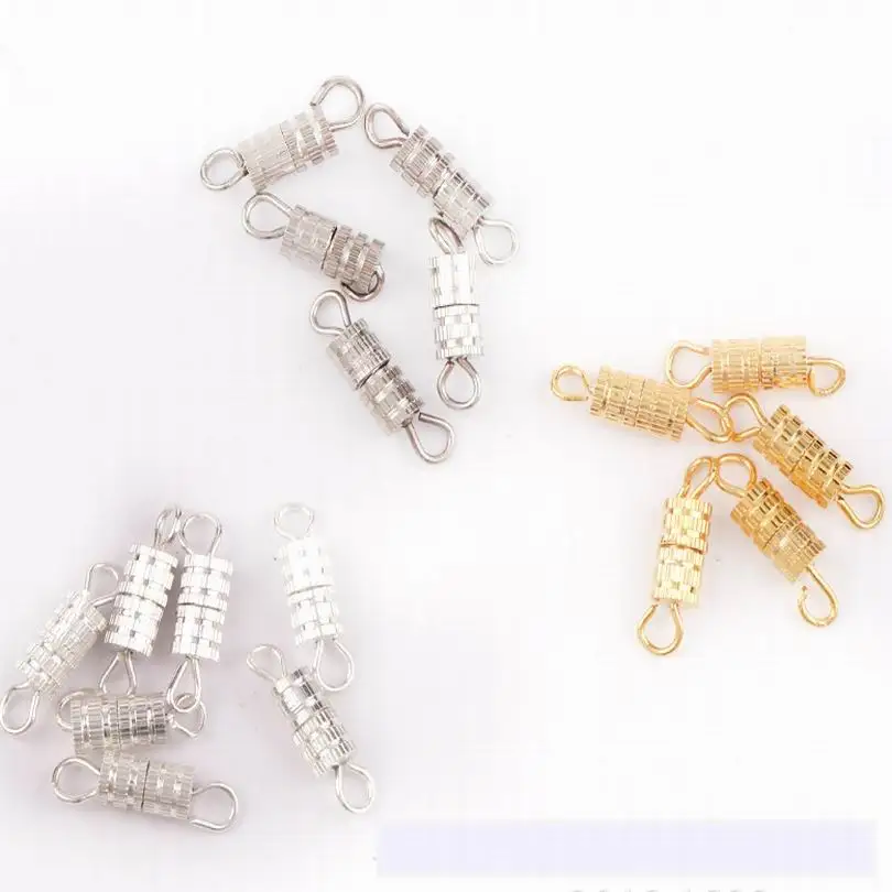 Wholesale 3000pcs/lot diy jewelry accessories plated Screw Clasps buckle Suitable For Bracelet Necklace Wholesale 3000pcs/lot diy jewelry accessories plated Screw Clasps buckle Suitable For Bracelet Necklace