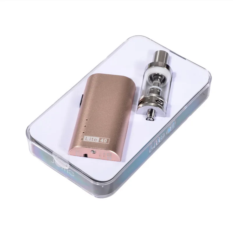 Кальян 80 Вт vape Starter Kit с батареей 2200 мАч 510 металлический корпус 2 мл атомайзер мод