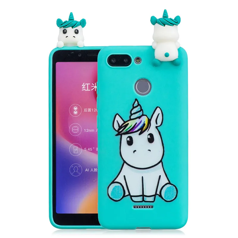 Чехол для телефона Redmi 6 чехол xiaomi 4X 4A 5 5A Plus мягкий силиконовый 3D сделай сам милые