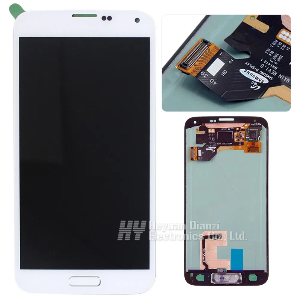 100 Original for Samsung Galaxy S5 G900F M A P T V LCD display touch screen