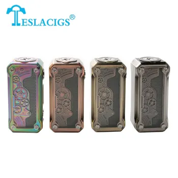 

2018 New 85W Original Tesla Punk TC Box MOD with RGB LED Flash Modes & 85W Max Output No 18650 Battery Punk Style Design TC Mod