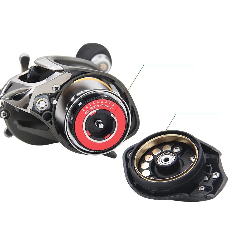 Vivid-worlD Taigek baitcasing Reel 19BB Рыболовная катушка 6,3: 1 высокоскоростная колесная Приманка в форме капли воды