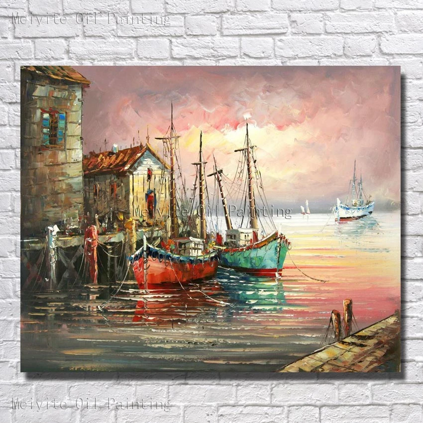 

Wall Picture Hand Painted Oil Painting On Canvas Abstract Landscape Oil Painting Canvas Paintings for Living Room Wall no Framed