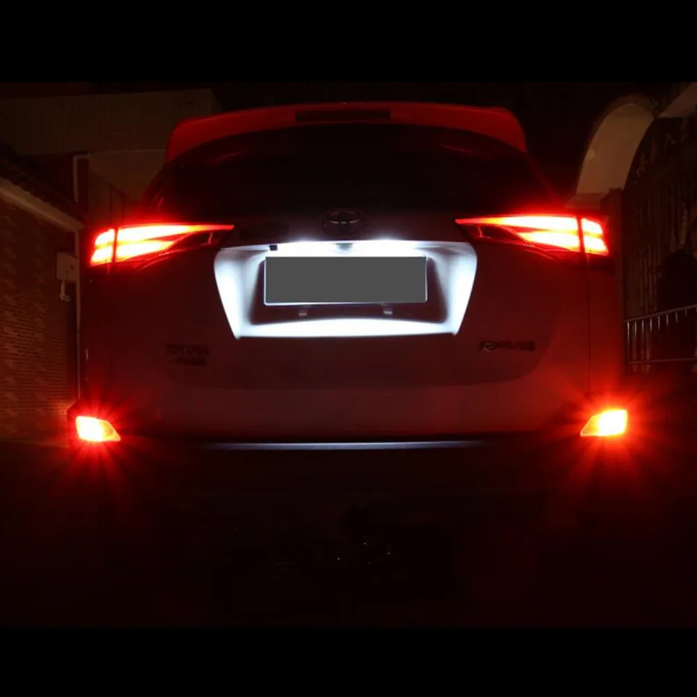 Светодиодные Автомобильные фары для Toyota RAV4 2009 2017 белые задние противотуманные