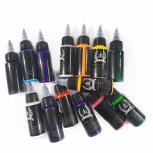 Татуировки чернила 14 цветов набор Пигмент для татуировок пигмент для микроблейдинга татуировка для тела и тела художественные принадлежности