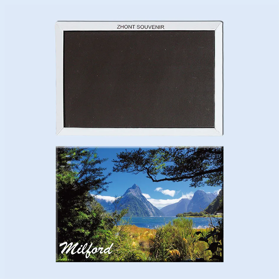 

Milford Sound is a fjord of New Zealand 's South Island Fridge Magnets 21985 World Scene Tourist,Photograph Memory