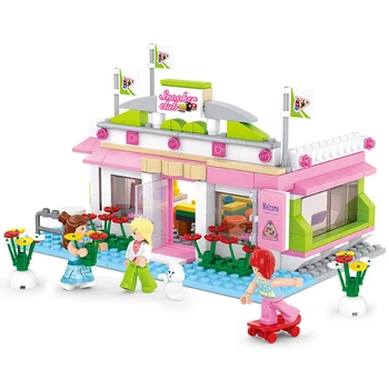 

0527 289pcs Girl's Dream Constructor Model Kit Blocks Compatible LEGO Bricks Toys for Boys Girls Children Modeling
