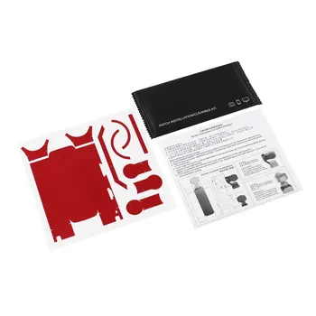 

Fashion solid color sticker Luxury Metallic Color Skin Waterproof PVC Stickers For DJI OSMO Pocket Metal Brushed Texture Film