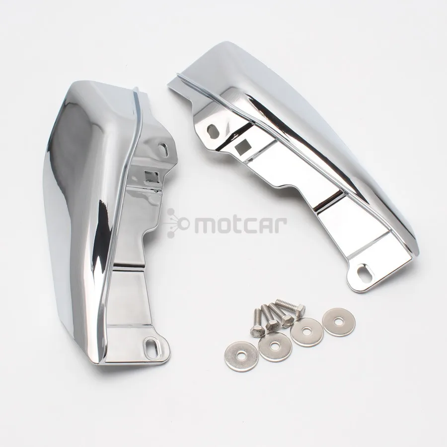 Chrome ABS Plastic Motorcycle Mid Frame Air Deflector Trim Cover Protector 1pair For Harley Touring Street Glide FLHX 2009-2016 |