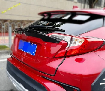 

Lapetus ABS Rear Trunk Tail Door Spoiler Strip Cover Trim Fit For Toyota C-HR CHR 2016 2017 2018 2019 2020 Carbon Fiber Look