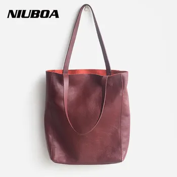 

Black Women Composite Bags 100% Genuine Leather Shoulder Lady Tote Soft Cowhide Bucket Fold Casual Reusable Shopping Bag Pouch