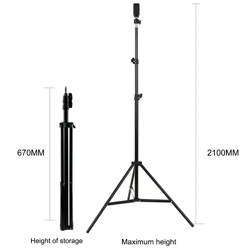 Светильник-Трипод для фотосъемки, 50, 160 см, стойка для фотостудии, Трипод для фотосъемки, фоны, видео светильник, студийный Трипод