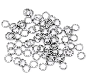 

500PCs Jump Rings Jewelry Findings And Stainless Steel Open Circle Jump Rings DIY Necklace Jewelry Making Accessories