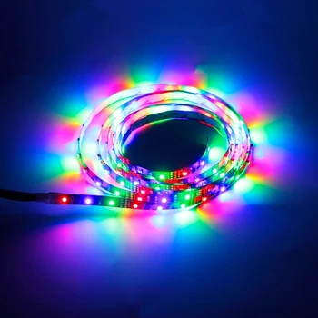 

DC 5V USB 30 LED/m 3528 RGB Non Waterproof Flexible LED Strip Light TV Back Lighting+24 Key Remote