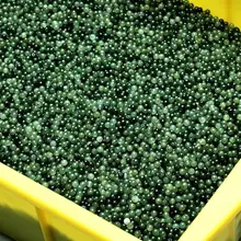 100 шт новые китайские масляно-Зеленый жадеит бусины Luck Мини Круглые бусины 3,5-4mw