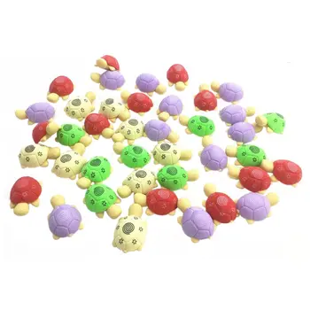 

2 PCS of 40pcs Stationery Gift Turtle Erasers For Your Kids Students Stationery Prizes.Colors Random.