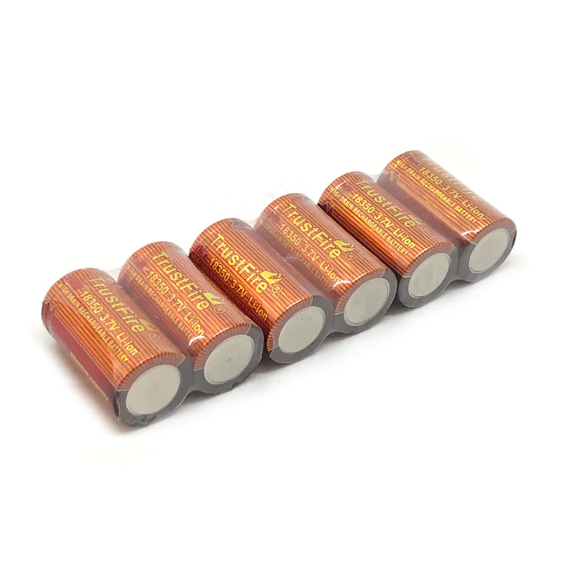 8 шт./лот TrustFire IMR 18350 700 мАч 3 7 в перезаряжаемая литиевая батарея с высоким потоком