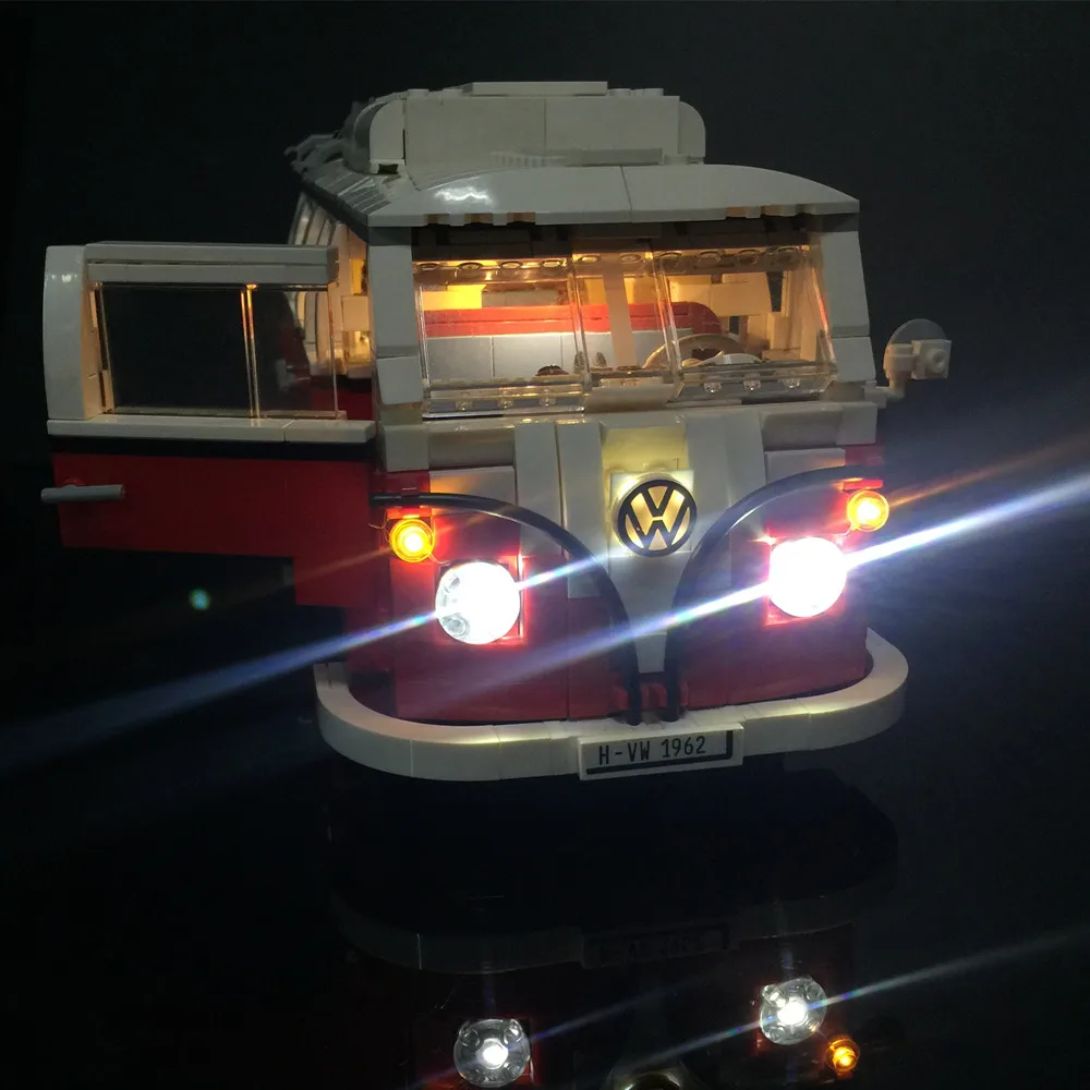 Модернизированный Светодиодный светильник для lego10220/21001 с логотипом и кнопкой cab