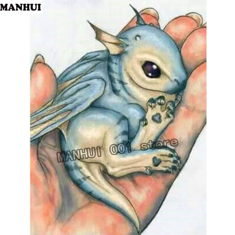 All Diamond Embroidery 5D DIY Paintings Cross Stitch Hands Animals Images Mosaic Home Decoration AQT21 | Дом и сад
