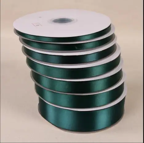 100yards Roll Dark Green Silk Satin Ribbon For Wedding Party 100yards Roll Dark Green Silk Satin Ribbon For Wedding Party Decoration Gift Wring Arel Accessories Wholes 6 Mm 40 In Ribbons From Home