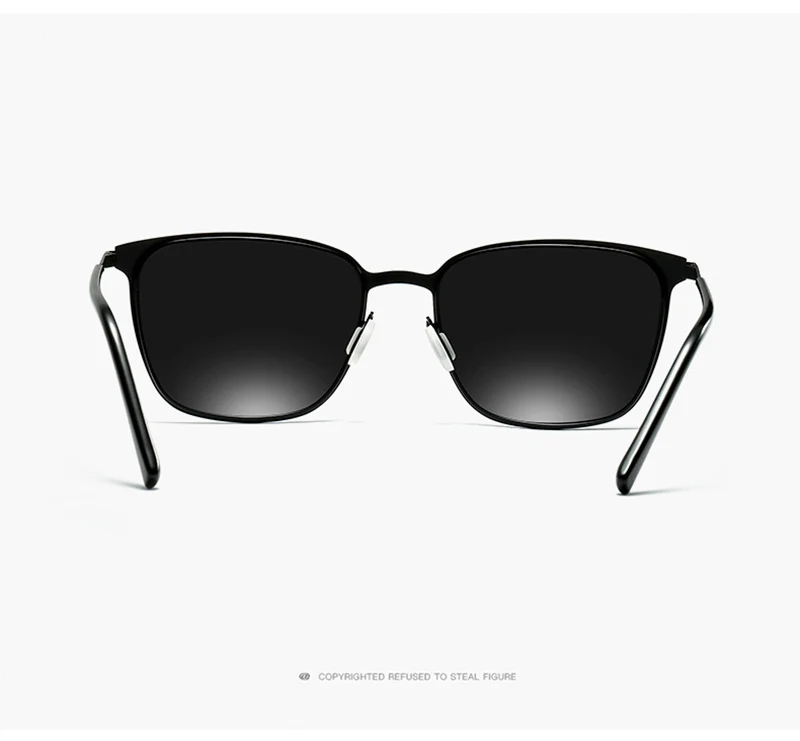 SHAUNA ультралегкие квадратные поляризованные солнцезащитные очки для мужчин, солнцезащитные очки для вождения, Настраиваемые диоптрий, защита от уф400 лучей