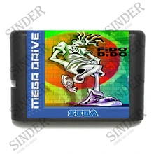 Fido Dido 16 бит MD игровая карта для sega Mega Drive для Genesis