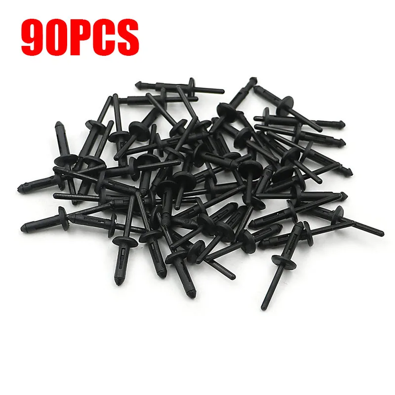 

90pc GOLIATH INDUSTRIAL POM RIVET ASSORTMENT POLYOXYMETHYLENE POP PLASTIC PRA90 repair kit