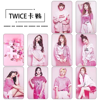 

[MYKPOP]TWICE #TWICE D Photo Album Crystal Sticker KPOP Items 10pcs/set SA18052005
