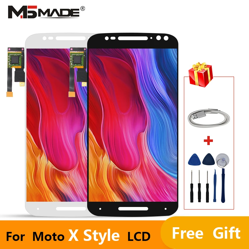 For Motorola Moto X Style XT1570 XT1575 XT1572 LCD & Touch Screen Digitizer Display Replacement Assembly Parts With Frame
For Motorola Moto X Style XT1570 XT1575 XT1572 LCD & Touch Screen Digitizer Display Replacement Assembly Parts With Frame