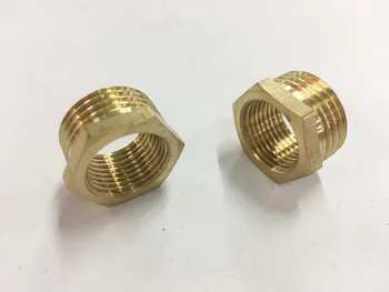 

Free shipping Brass Reducer 1/2" BSP Male Thread to 1/4" BSP Female Thread Reducing Bush adapter Fitting