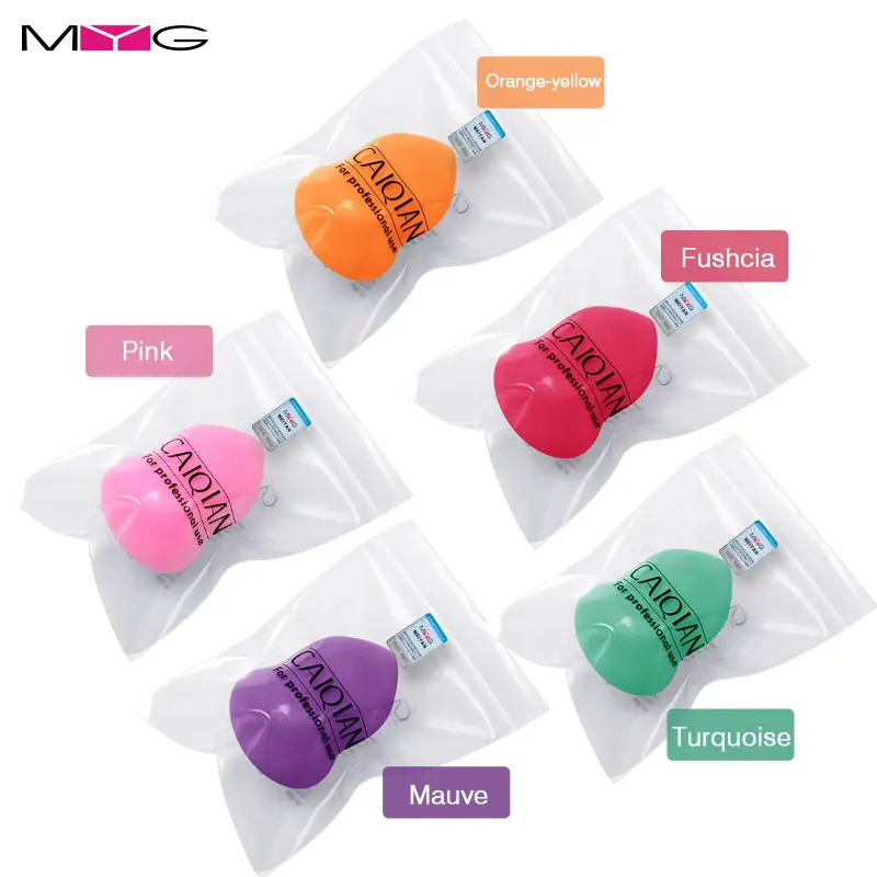 

Hot 50pcs/lot makeup tools 360 degree no dead gourd powder puff wet and dry powder puff natural on-latex drop puff