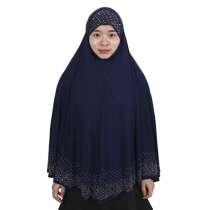 Aliexpress com Buy Rhinestones Muslim Hijab Women 
