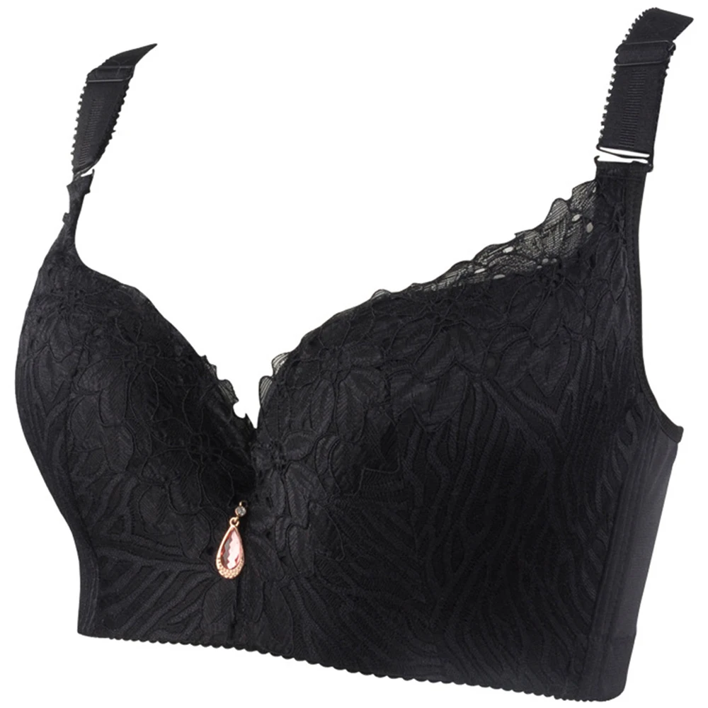 Oudomilai Для женщин бюстгальтер большой Размеры Push Up Bra Регулируемый бюстгальтеры