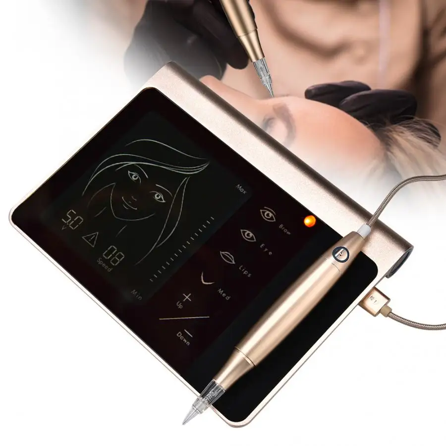 

Tattoo Pen Miroblading Semi Permanent Eyebrow Eyeline Lip Touch Screen Tattoo Panel For Tattooing with tattoo needles