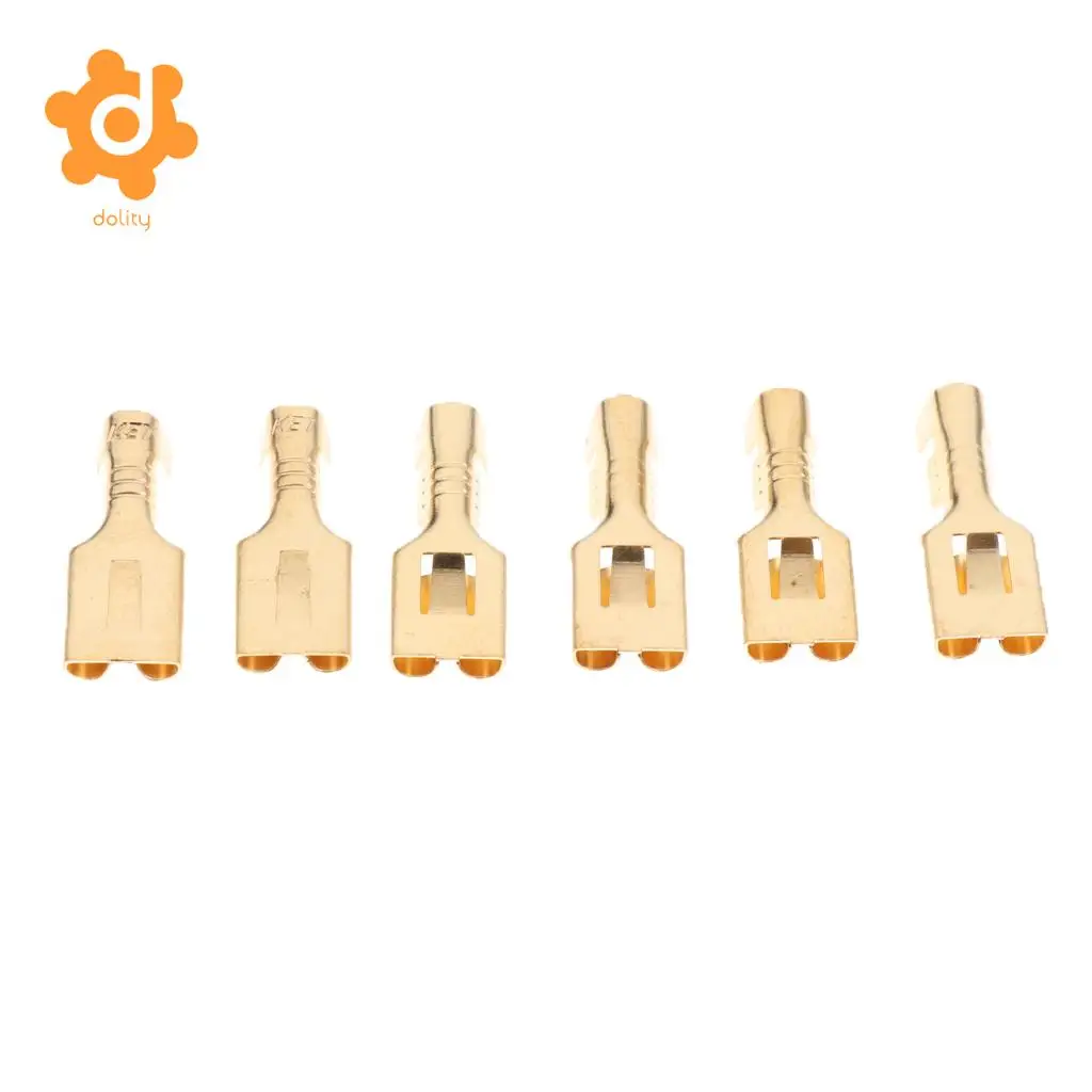 10 Pieces Automotive 5 Pin Relay Socket Holders with 6.3mm Copper Terminals