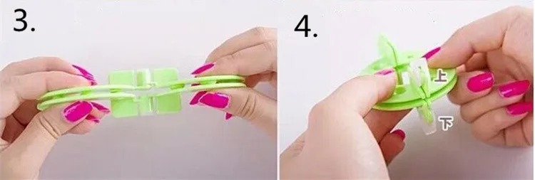 1 компл. Различные размеры DIY помпон производитель вязальные иглы для пуха мяч Вивер шляпа шарф повязка на голову Швейные аксессуары