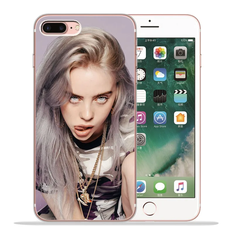 Роскошный чехол Billie eilish для iPhone X, XR, XS, Max, 5, 5S, SE, 6, 6 S, 7, 8 Plus, чехол для телефона, Funda, Coque, Etui, capa, shell capinha - Цвет: 1811