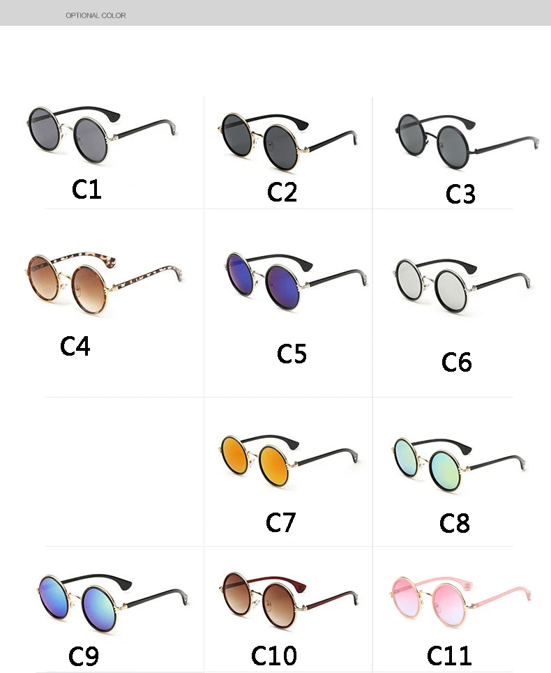 BOYSEEN, круглые солнцезащитные очки для женщин и мужчин, Ретро стиль, металлическая оправа, очки, линзы, солнцезащитные очки для мужчин и женщин, оптические очки UV400 435