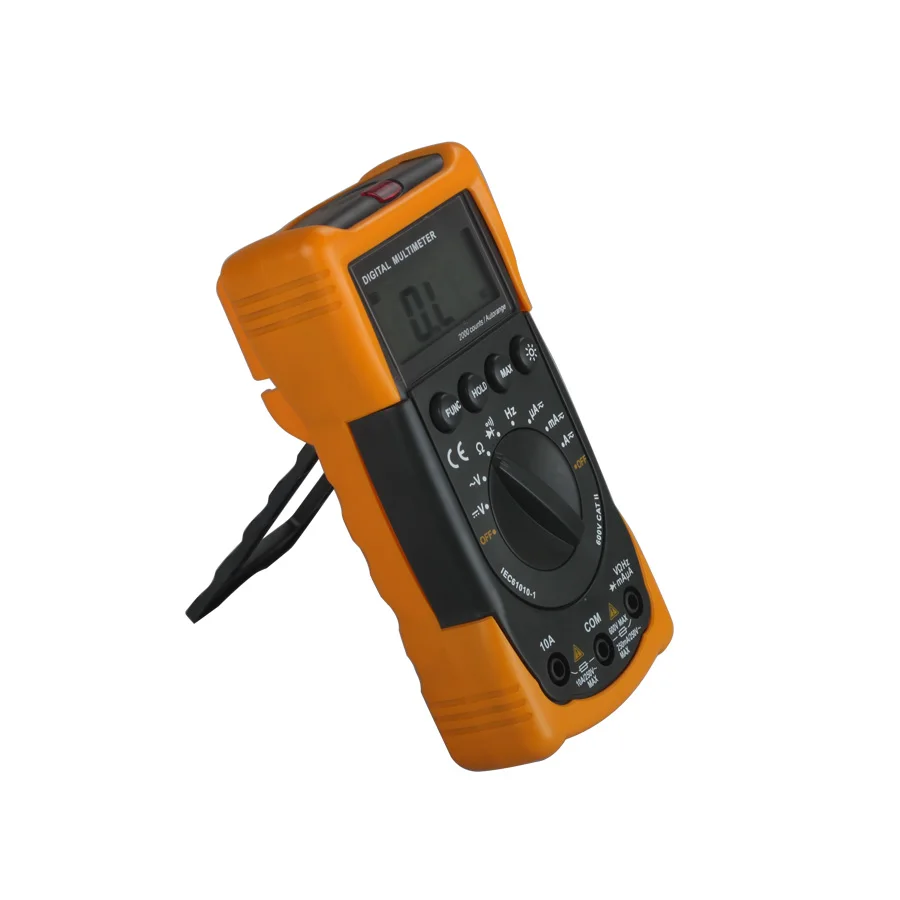 Цифровой мультиметр MS8233C тестер с ЖК дисплеем подсветкой для измерения