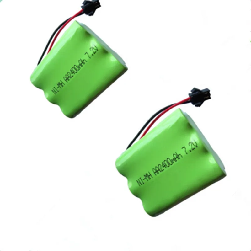 2pc 7 2v battery 2400mah ni mh bateria 7 2v nimh battery font b pilas b