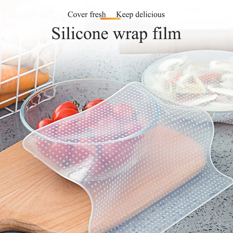 YES Reusable Silicone Food Preservative Film Microwave Splash