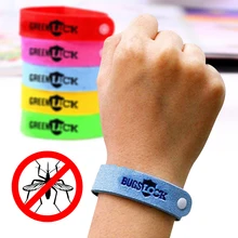 WITUSE 5pcs/10pcs Mosquito Repellent Band Outdoor Camping Bracelet for Anti Mosquito Insect Repellent Wrist Band Random Color