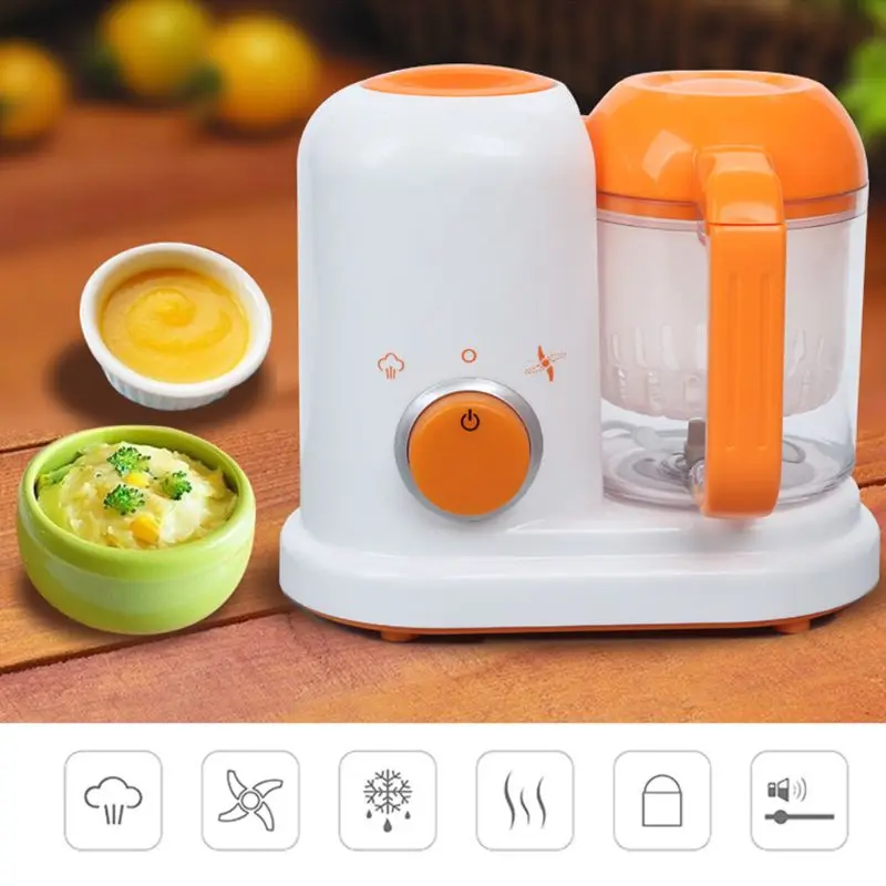 

All in One Baby Food Processor Complementary Food Machine Steam Vapor Stir Cook Blender DIY Electric Heating Healthy Maker Child