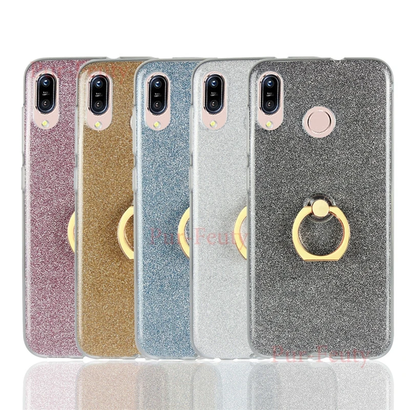 

For ASUS X00PD ZenFone Max (M1) ZB555KL ZB 555 555KL ZB555 KL TPU soft Silicone For Asus Zenfone Max M1 ZB555KL 5.5 Ring bracket