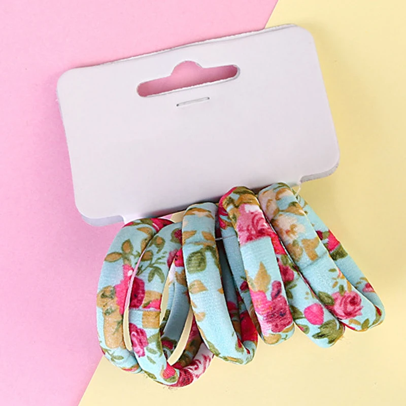 12pcs Hair Rubber Bands for Women Cotton Elastic Hair Accessories Colorful Hair Rope /Ties/Ring Ponytail Hairband Scrunchies