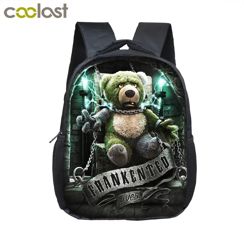 

Punk Gothic Dark Bear / Unicorn / Lion / Rabbit / Dragon Small Backpack Boy Children School Bags Kids Mini Kindergarten Backpack