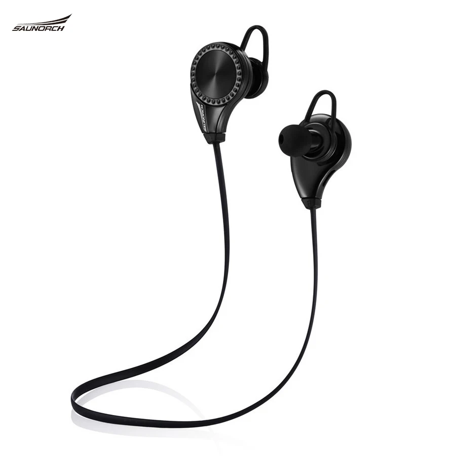 

SAUNORCH RQ8 CSR4.0 Bluetooth Sports Headset Sweatproof Headphone Stereo Handsfree Handsfree Wireless Earphones For All phones