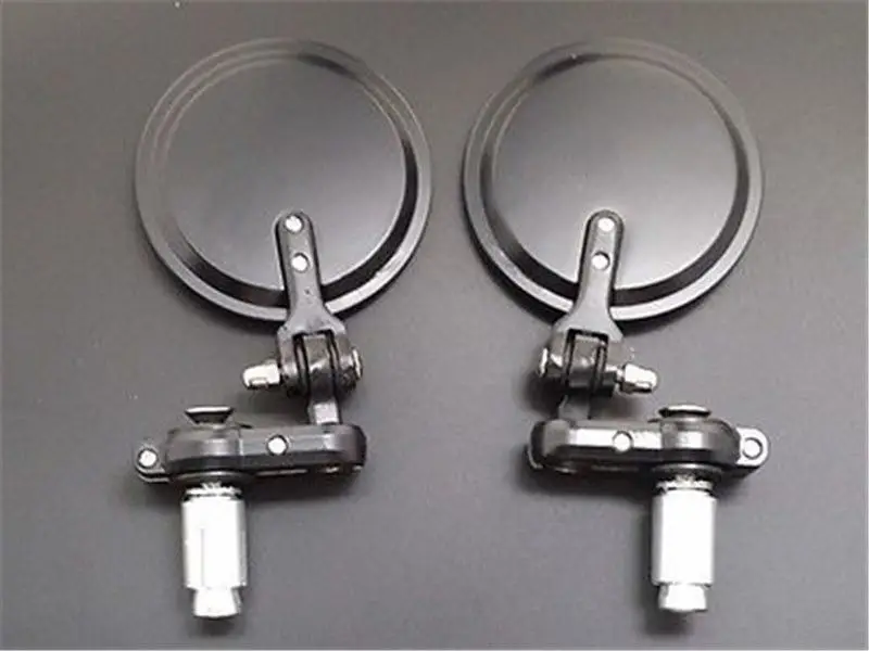 

3" 7/8" Handlebar Bar End Convex Mirror Clubman Cafe Racer Vintage Retro Bobber